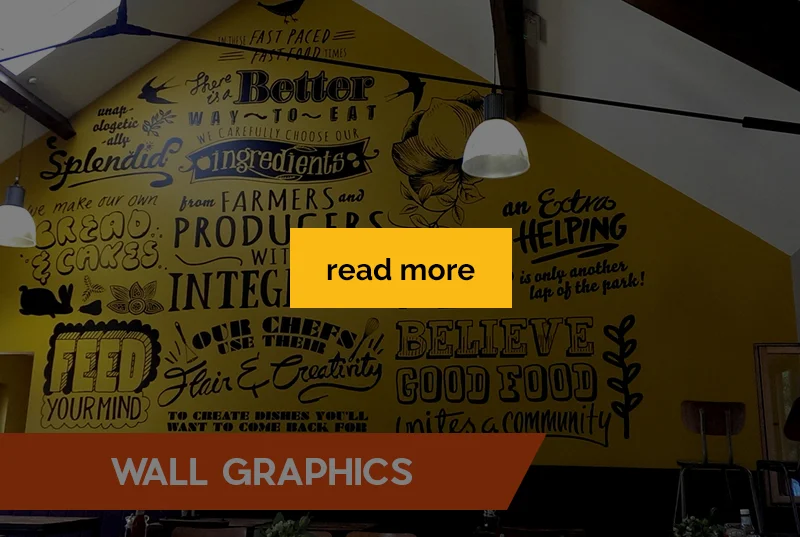 Read More about Wall Graphics over shop wall display